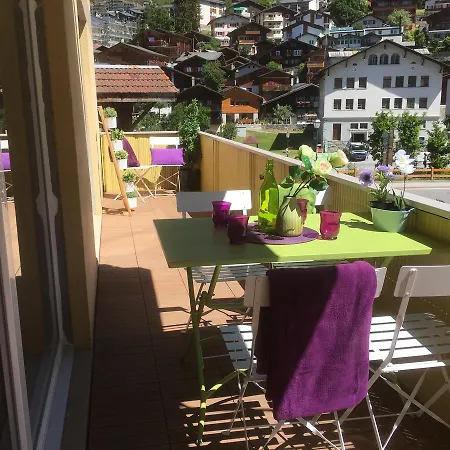 Apartments Steinbock Leukerbad Esterno foto